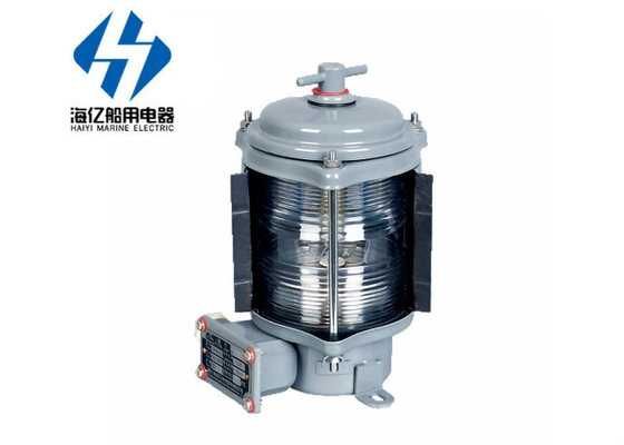 Lampu Navigasi Kelautan sinyal navigasi dek tunggal tahan air lampu buritan CXH4 - 2C IP55 24v / 30w